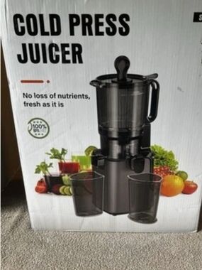 Cold Press Juicer - Black Cold Press Juicer